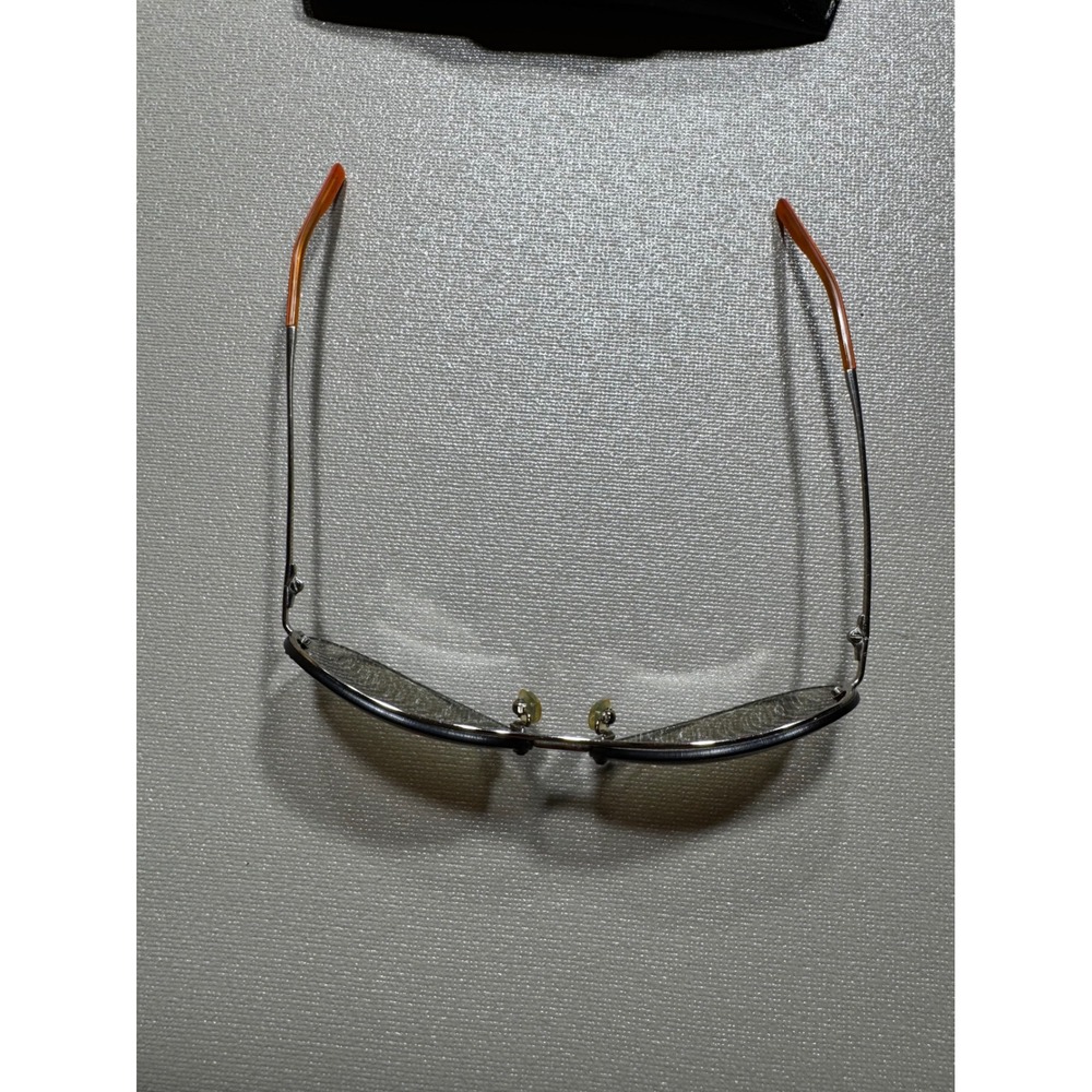 Kate Spade Noel/S Aviator Sunglasses Silver Amber Gradient Brown Lens with Case - Picture 4 of 10